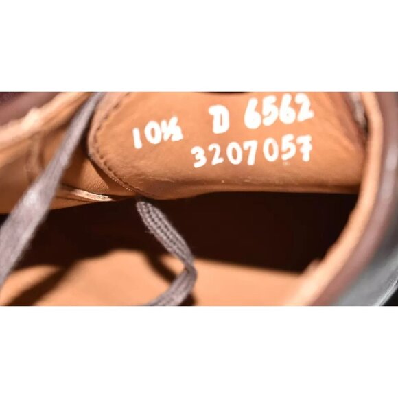 New! Allen Edmonds Drake Derby Dress Shoe Mahogany Brown 10.5 D 6562 DD297A